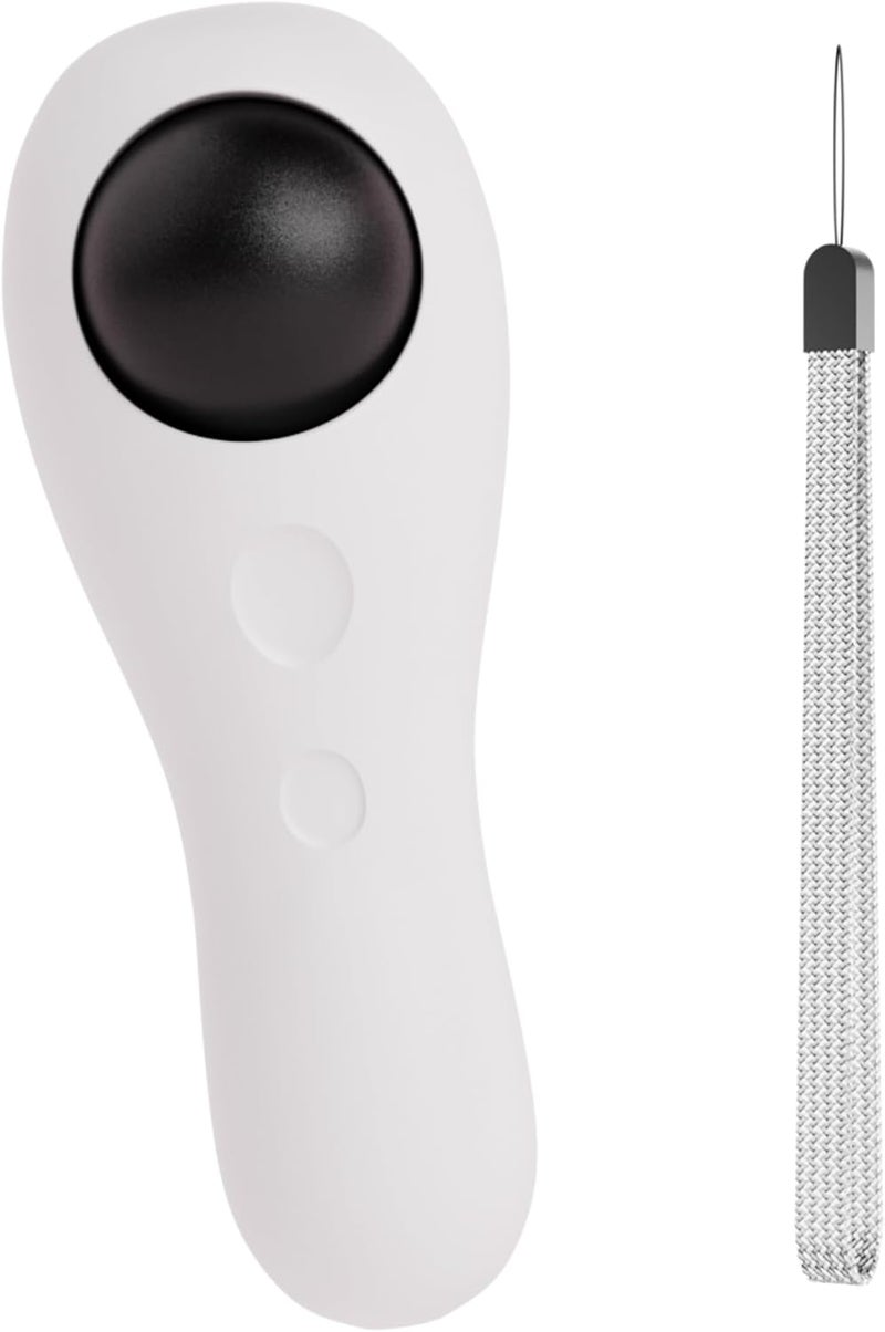 JEROCK Store Dog Training Clickers with Wrist Strap, Training Clicker for Pet Like Dog Cat Horse Bird Dolphin Puppy, Big Buttons and Loud Sound (White) - Image 1
